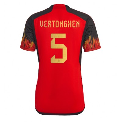 Belgien Jan Vertonghen #5 Heimtrikot WM 2022 Kurzarm